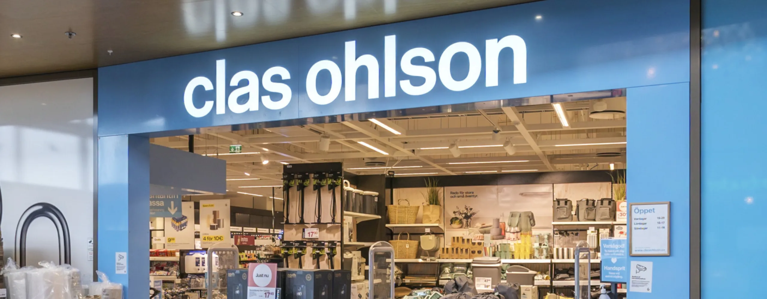 Clas ohlson entré