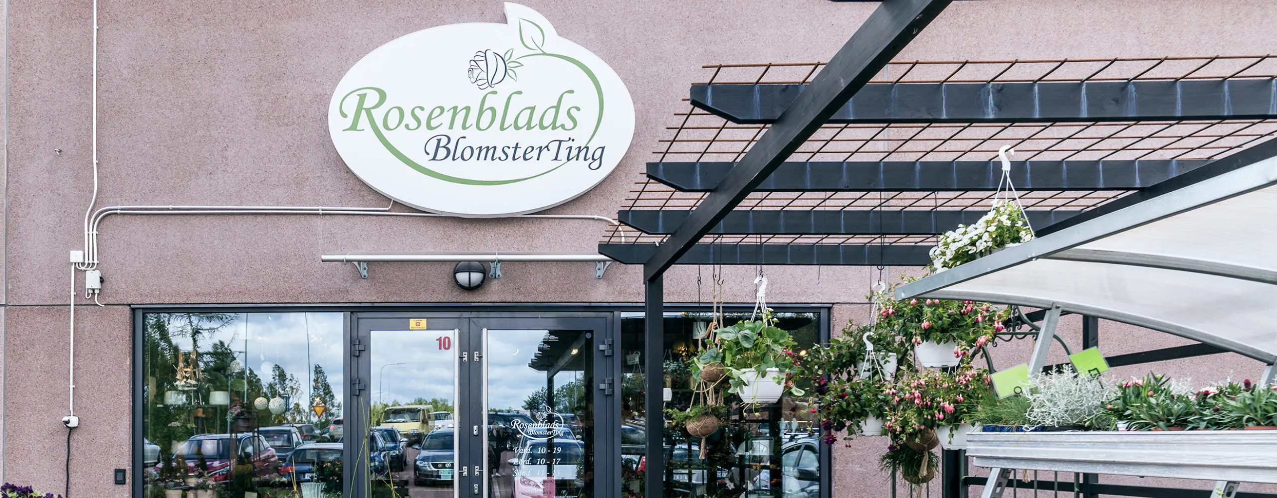 Blomsterting entré