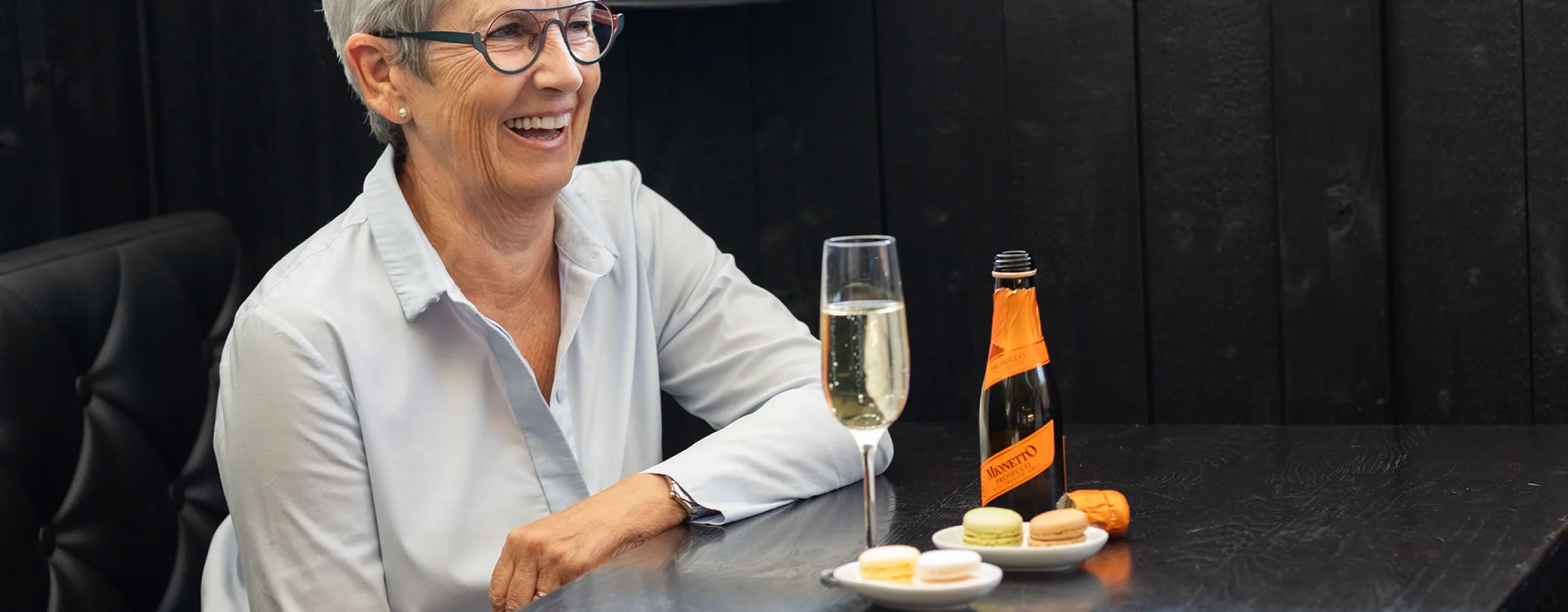 Pensionär skratt